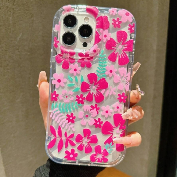 Brand new Apple IPhone 16 Pro Max Floral Silicone Phone case - Picture 1 of 6